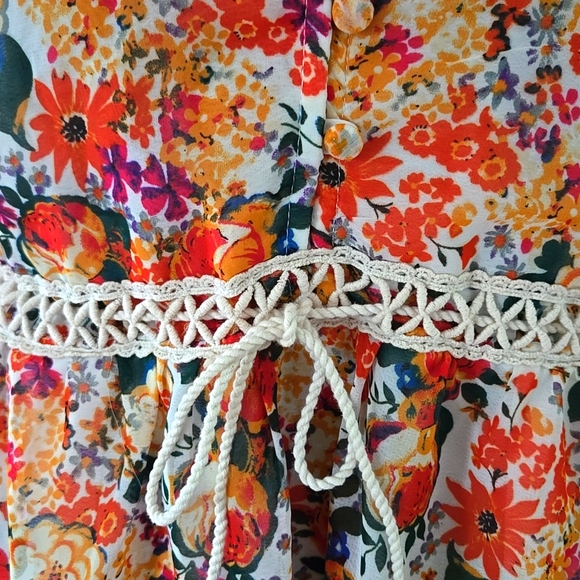 Parsian Collection | Coachella Floral Boho Dress - Picture 5 of 12